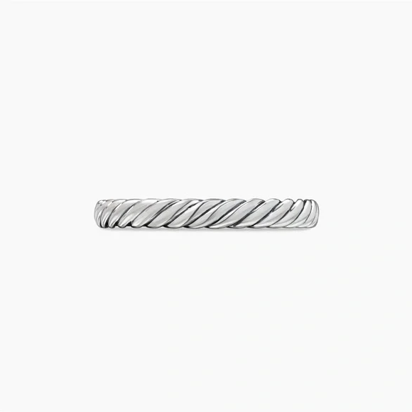 DAVID YURMAN Cable Collectibles® Stack Ring Sterling Silver - Picture 9 of 14